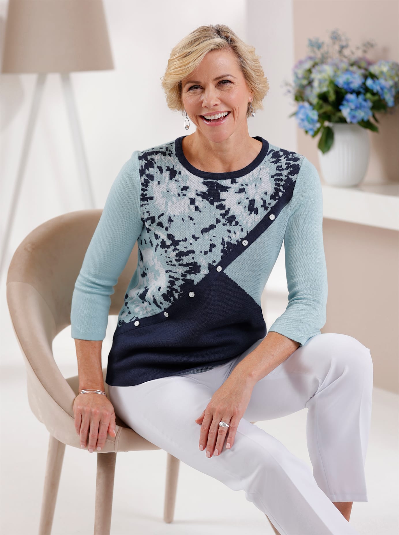 Classic Rundhalspullover »Jacquard-Pullover« von Classic