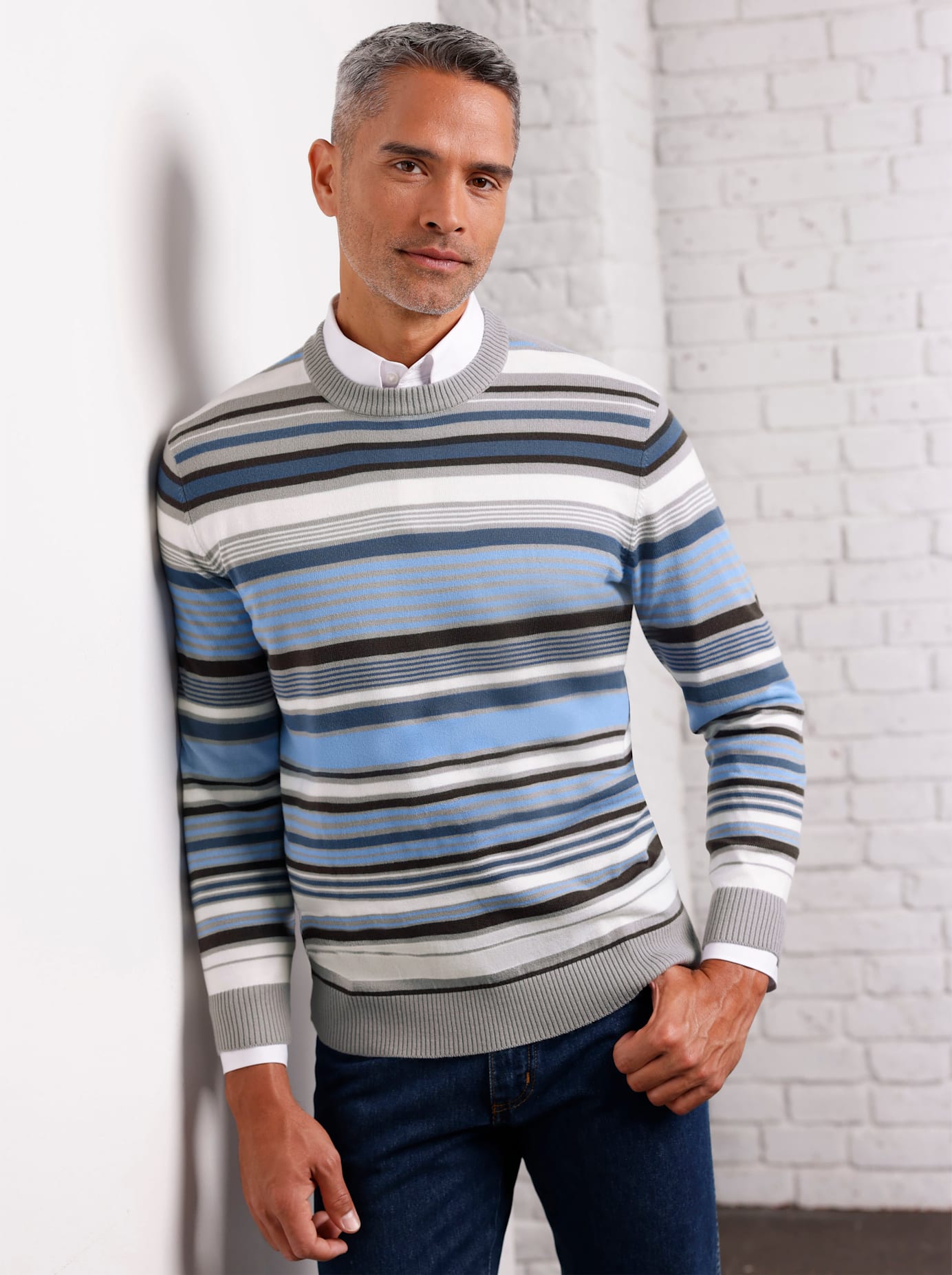 Classic Rundhalspullover »Rundhals-Pullover« Classic Rundhalspullover »Rundhals-Pullover« von Classic