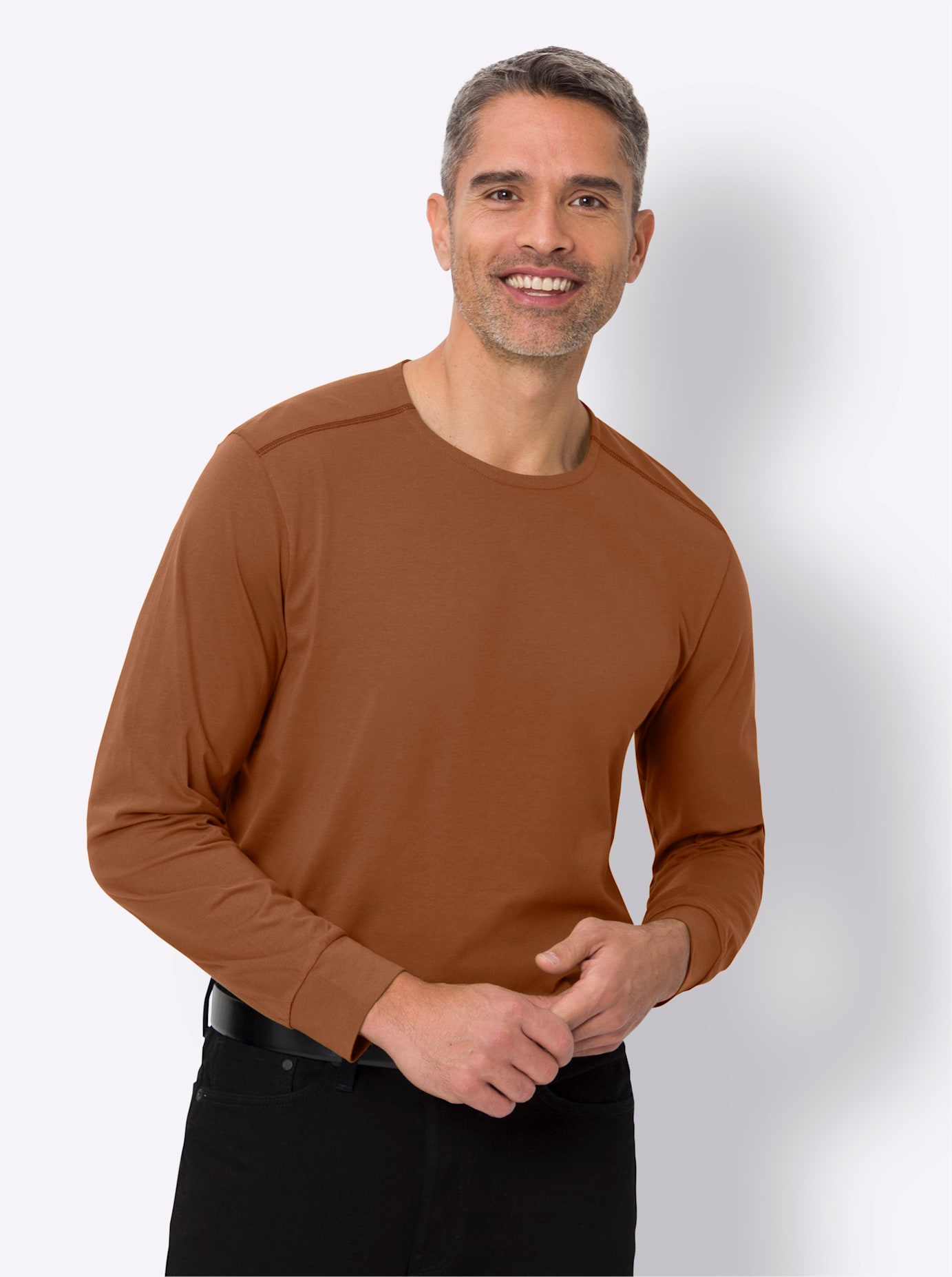 Classic Rundhalsshirt »Langarm-Shirt« von Classic