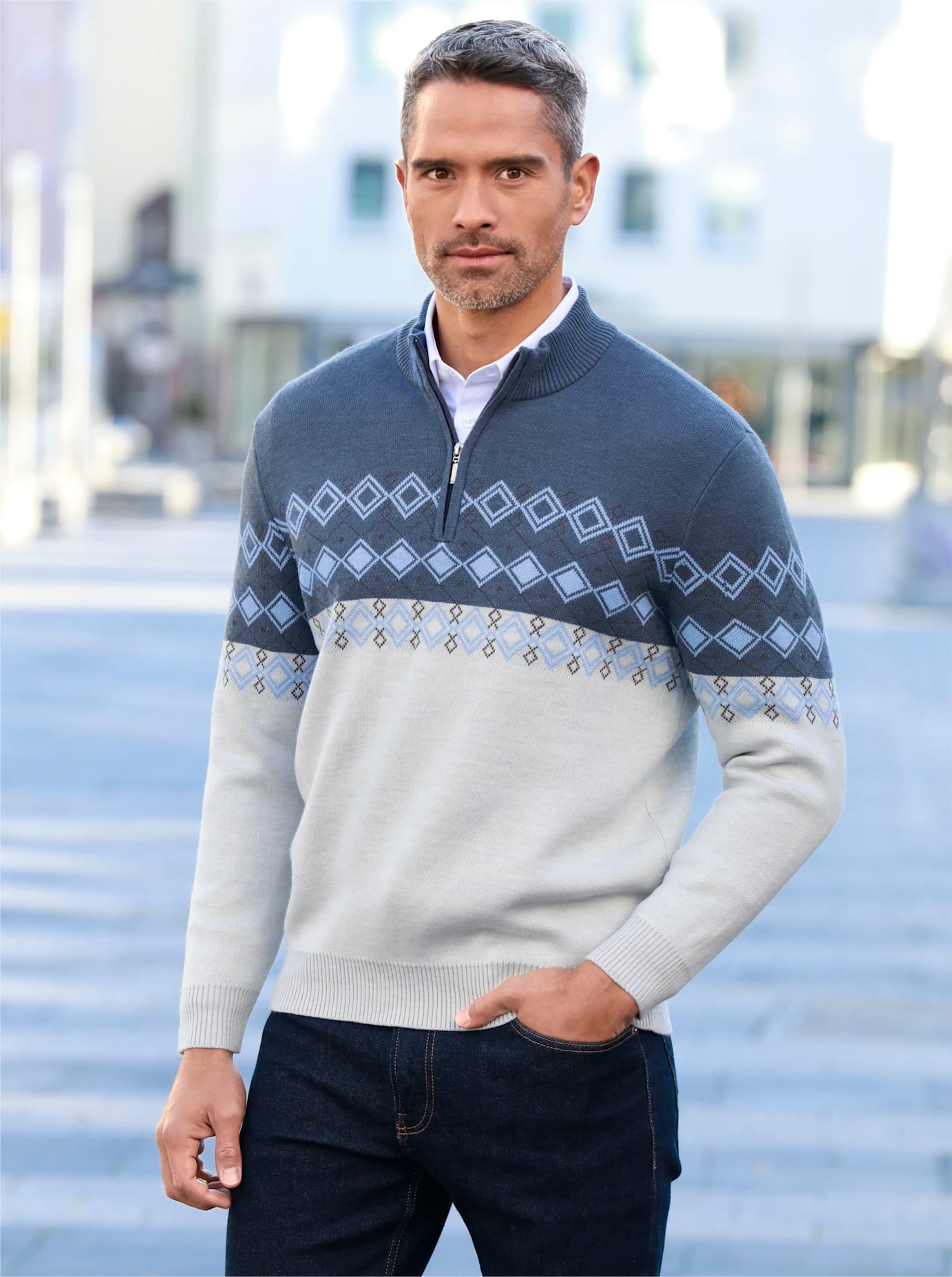 Classic Stehkragenpullover »Pullover« von Classic