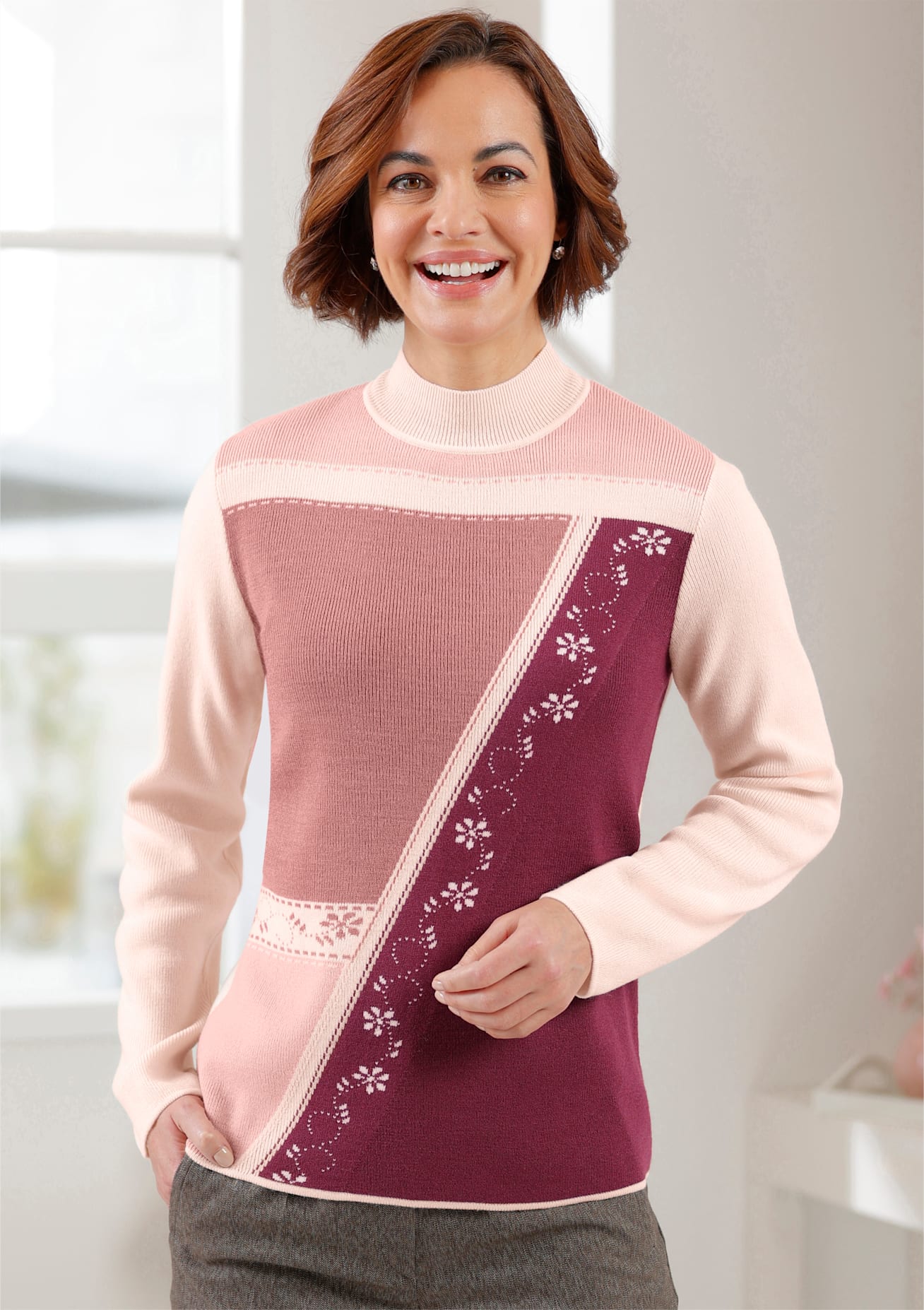 Classic Stehkragenpullover »Pullover« Classic Stehkragenpullover »Pullover« von Classic