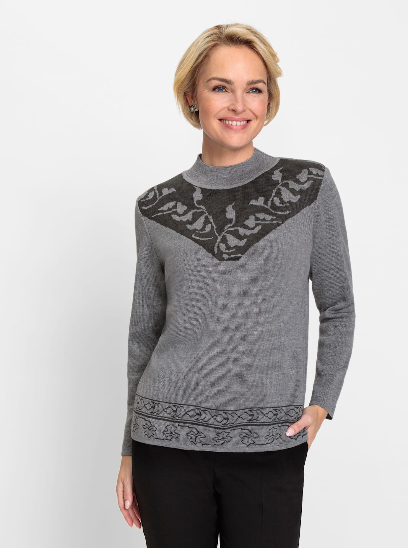 Classic Stehkragenpullover »Pullover« Classic Stehkragenpullover »Pullover« von Classic