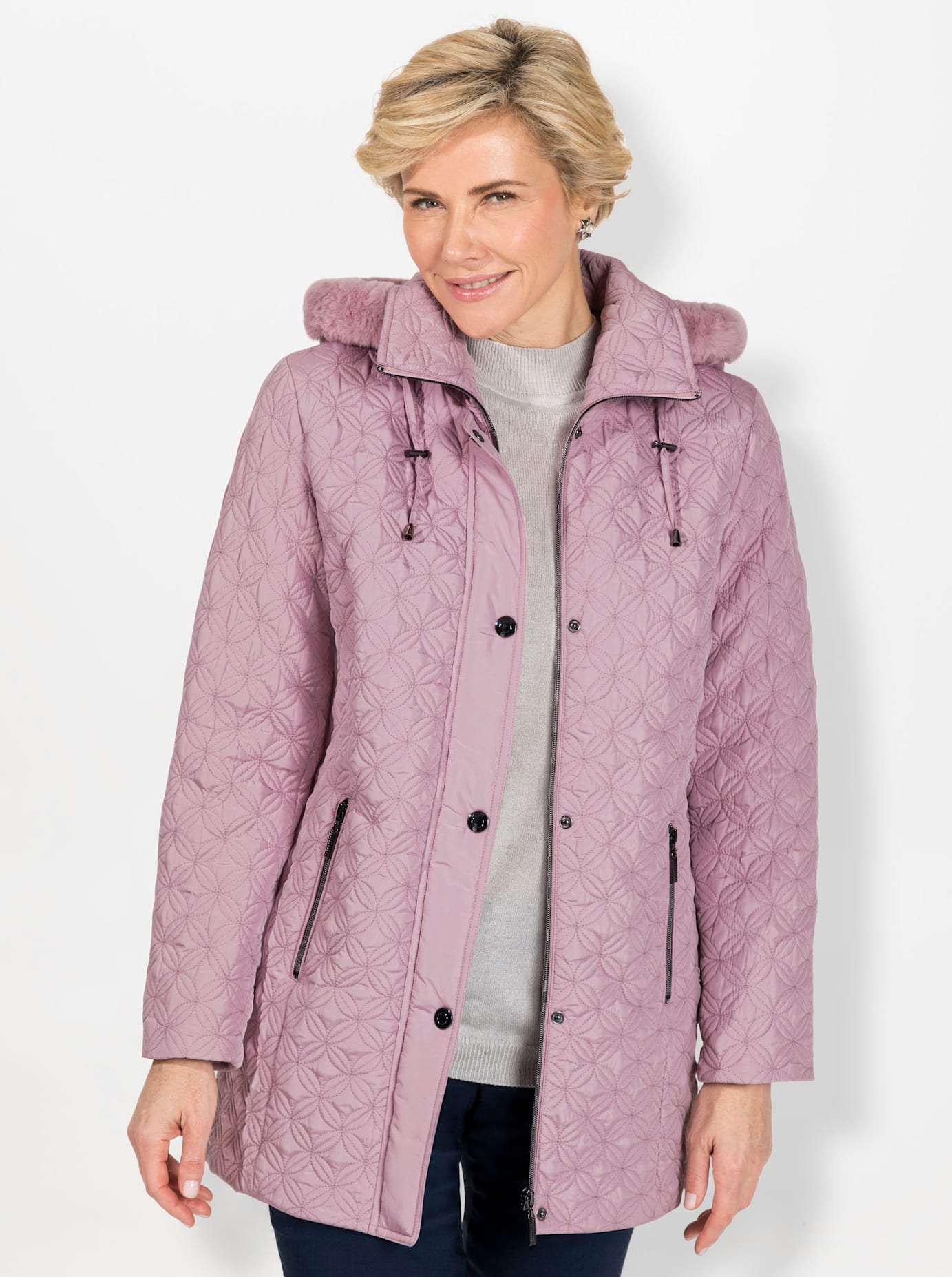 Classic Steppjacke, mit Kapuze von Classic