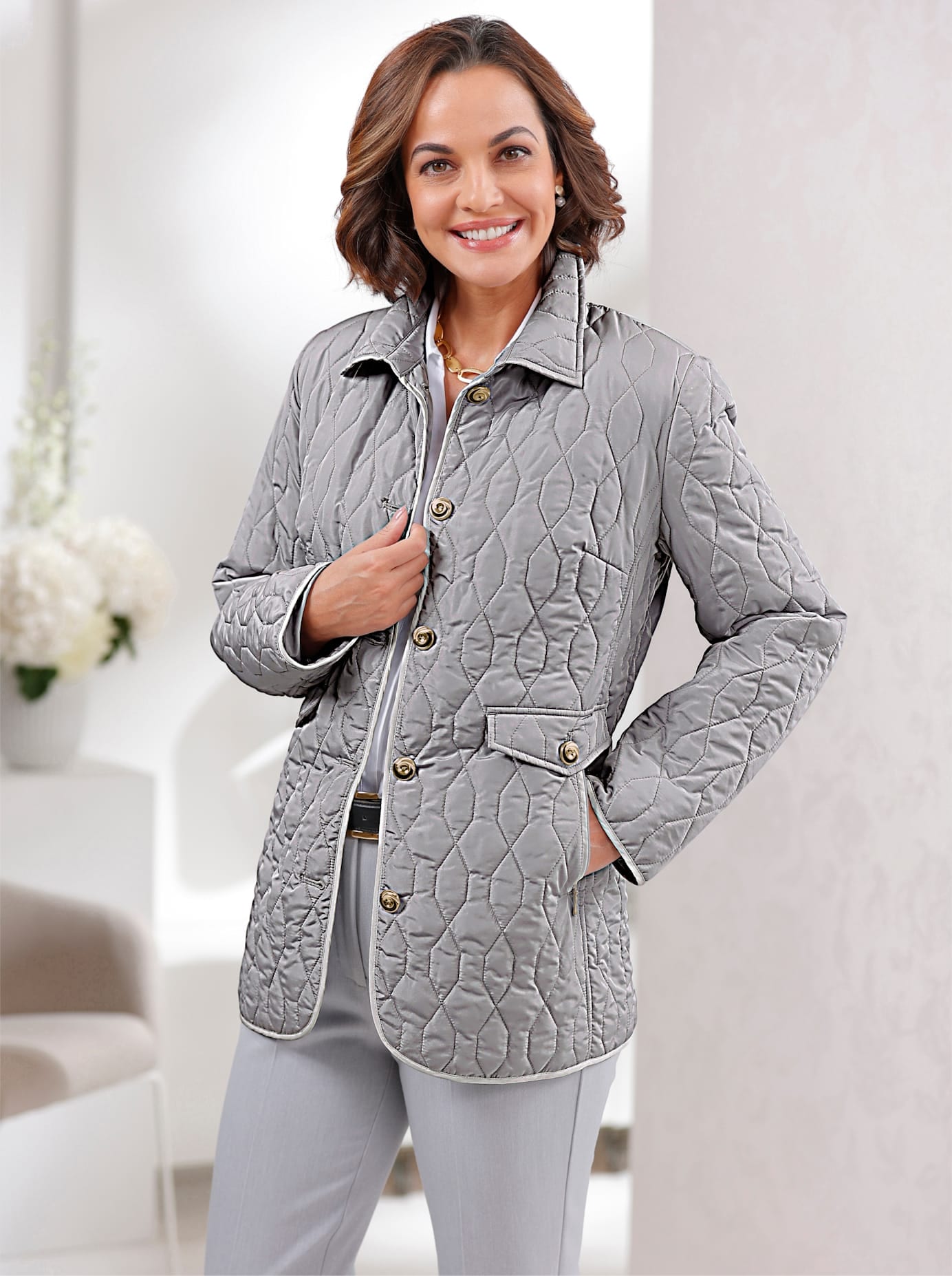 Classic Steppjacke, ohne Kapuze von Classic