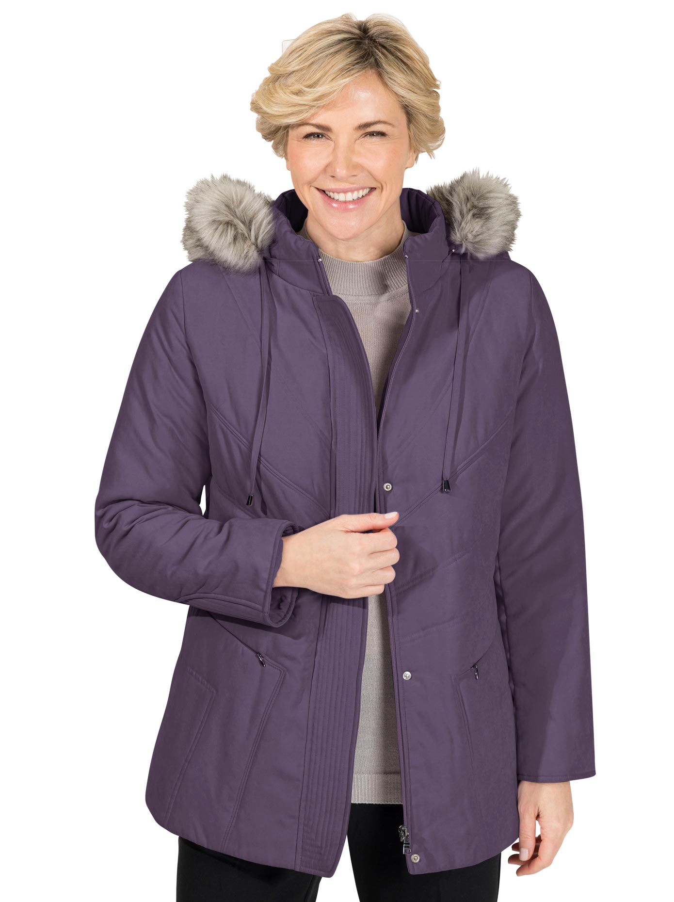 Classic Steppjacke, mit Kapuze von Classic