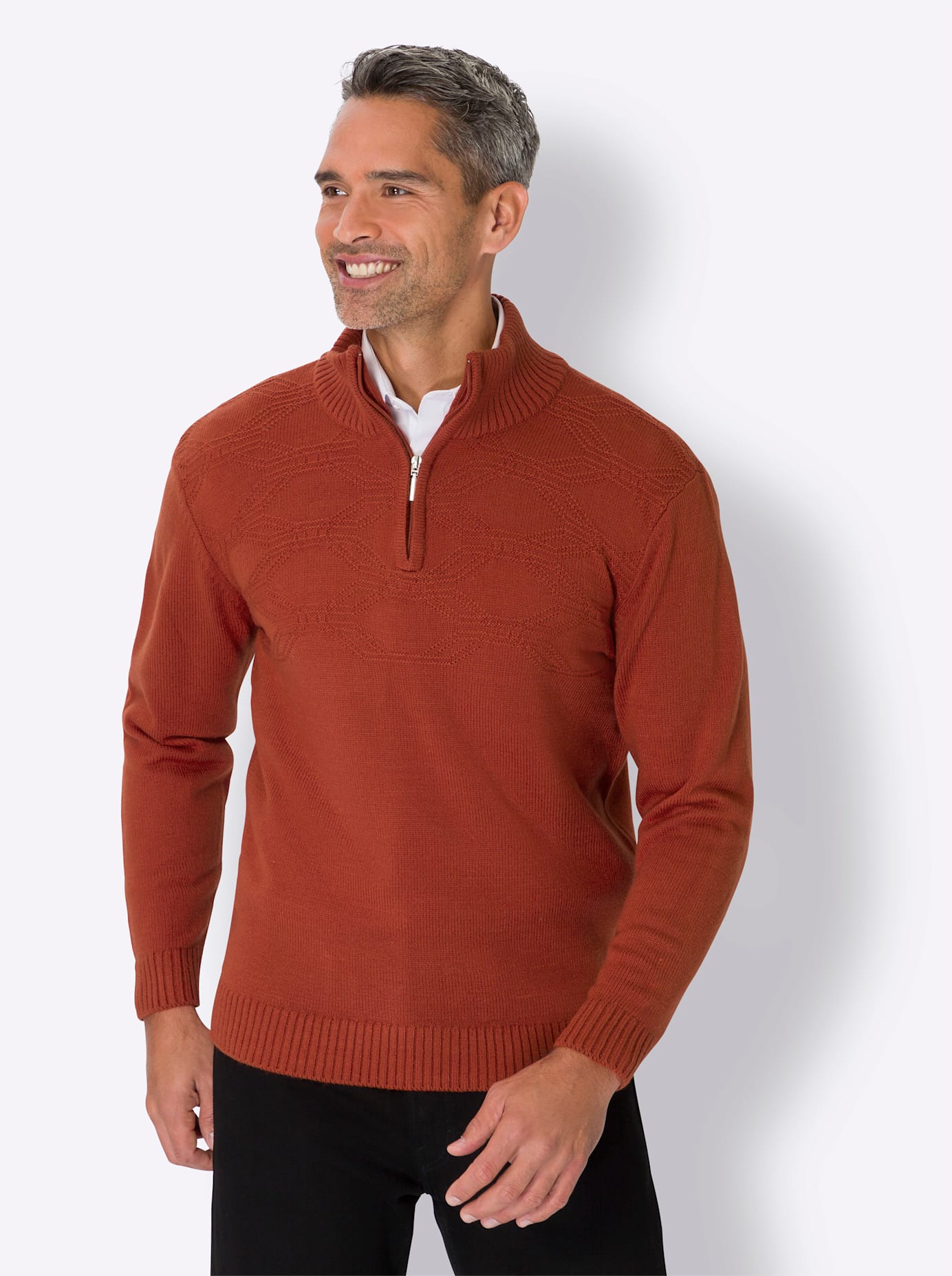 Classic Strickpullover »Stehkragen-Pullover« von Classic