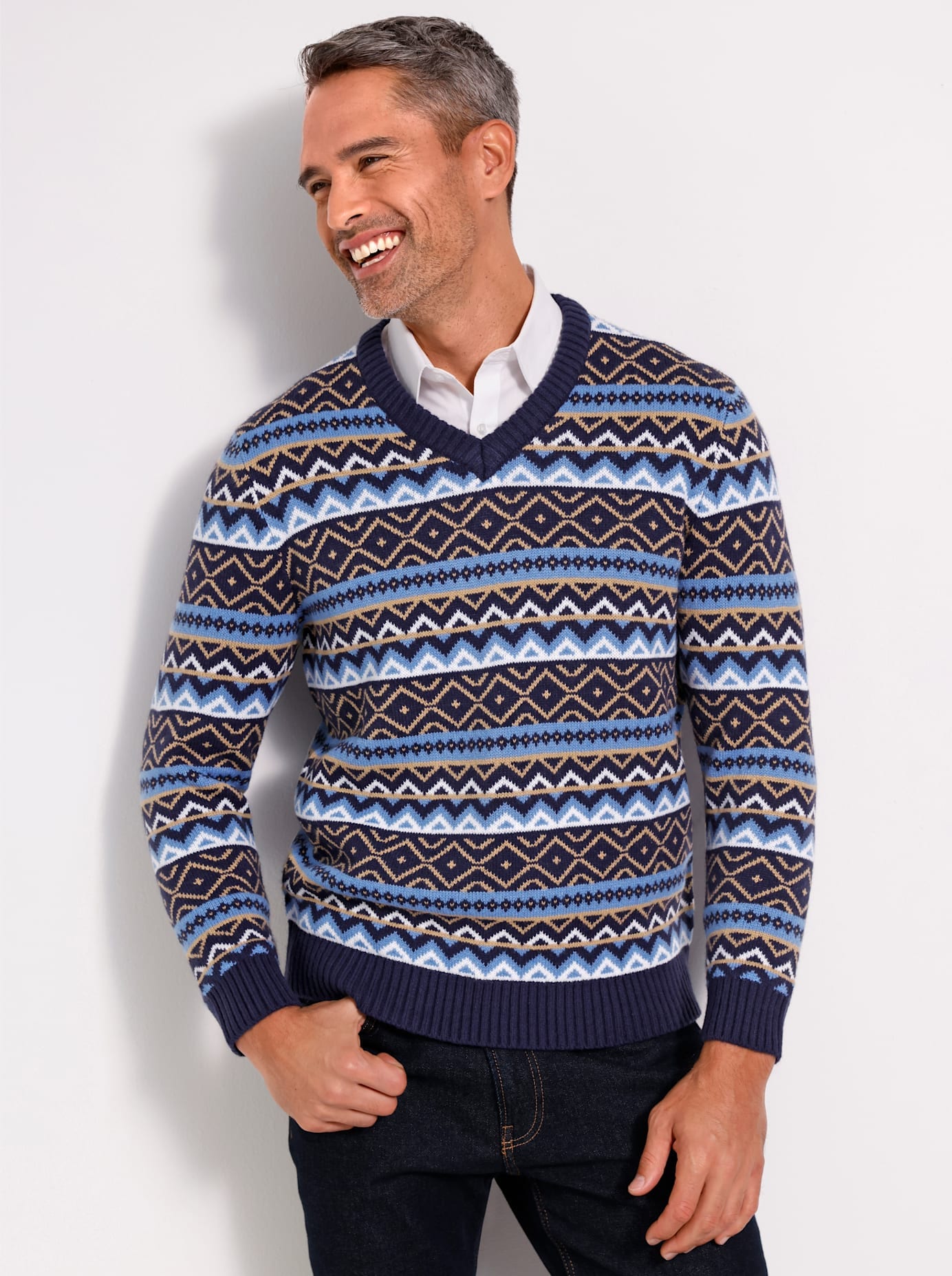 Classic V-Ausschnitt-Pullover »Pullover« Classic V-Ausschnitt-Pullover »Pullover« von Classic