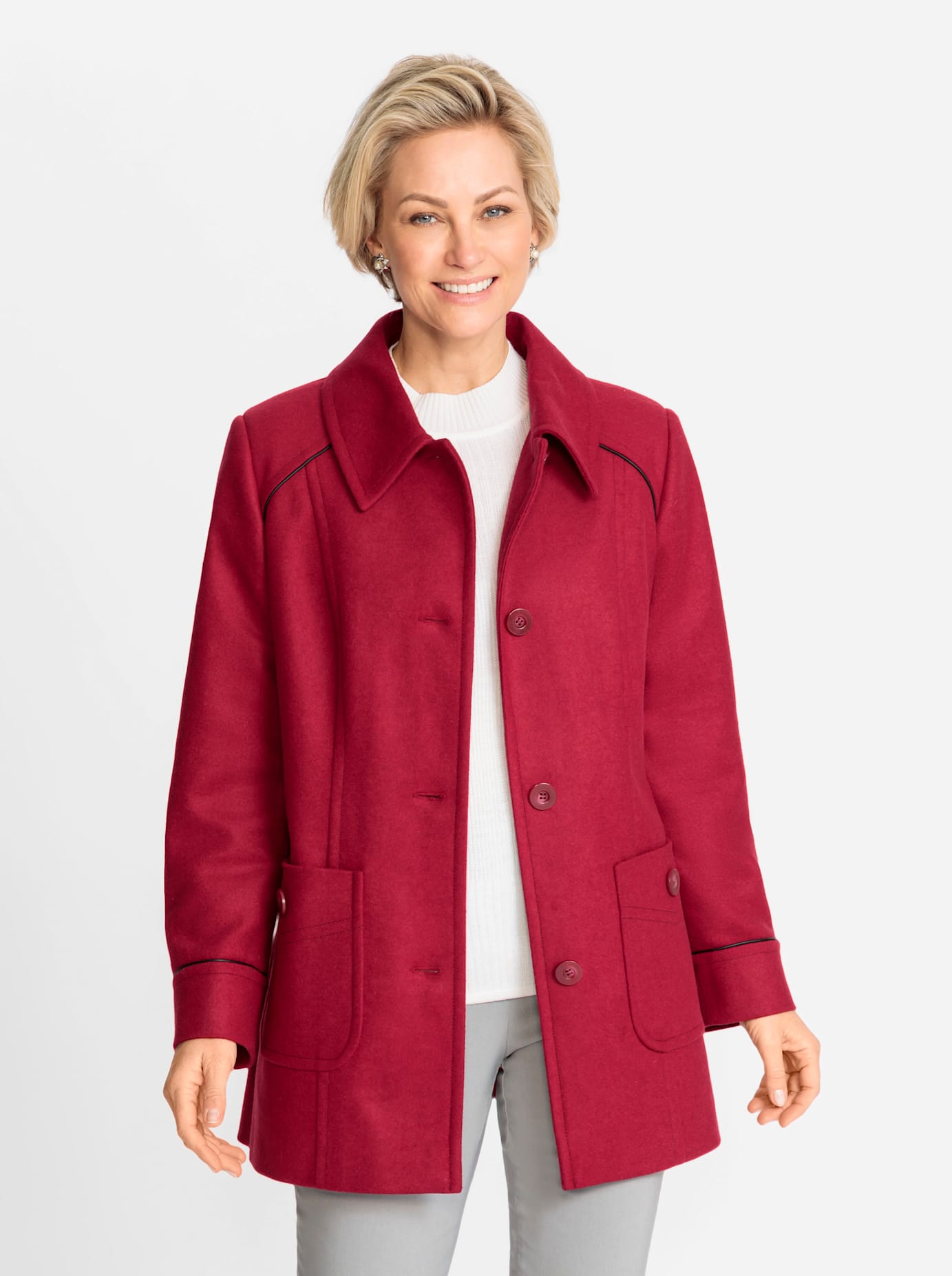 Classic Wolljacke, ohne Kapuze von Classic