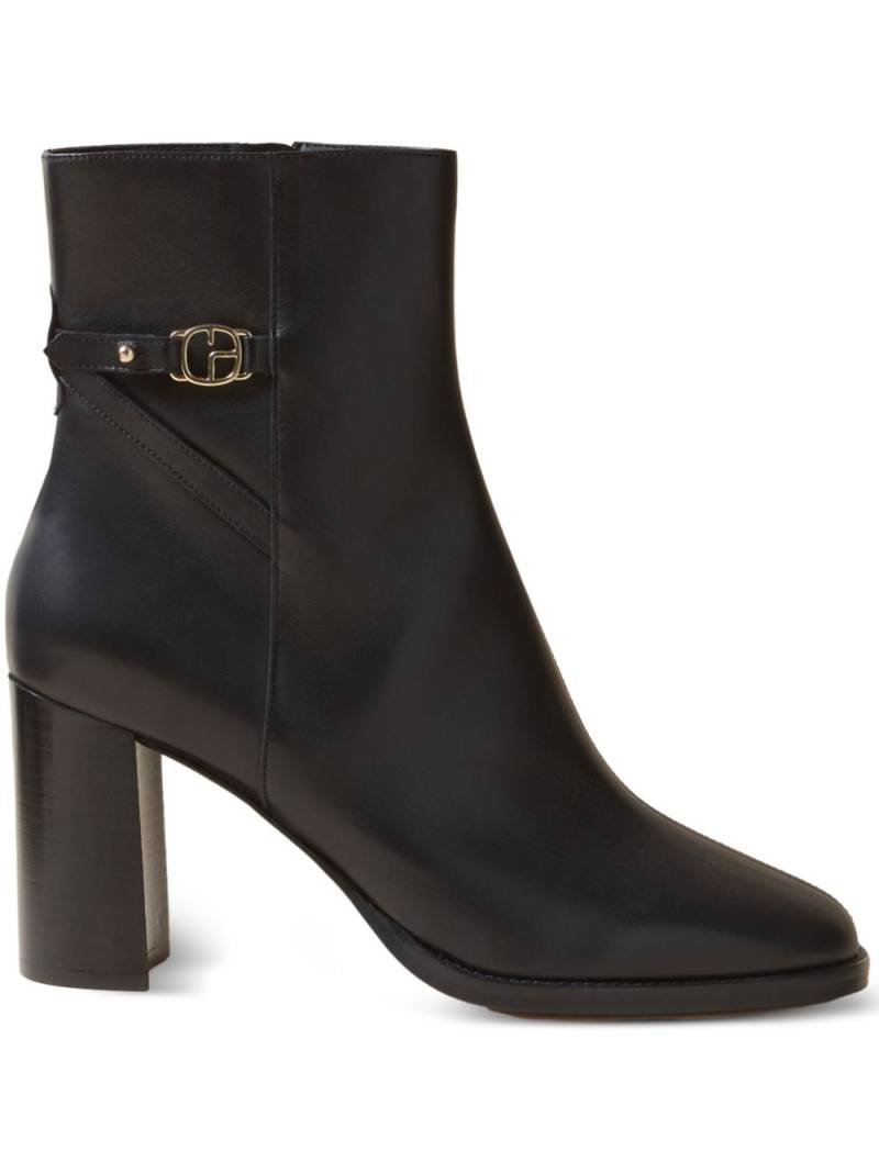 Claudie Pierlot 75mm leather boots - Black von Claudie Pierlot