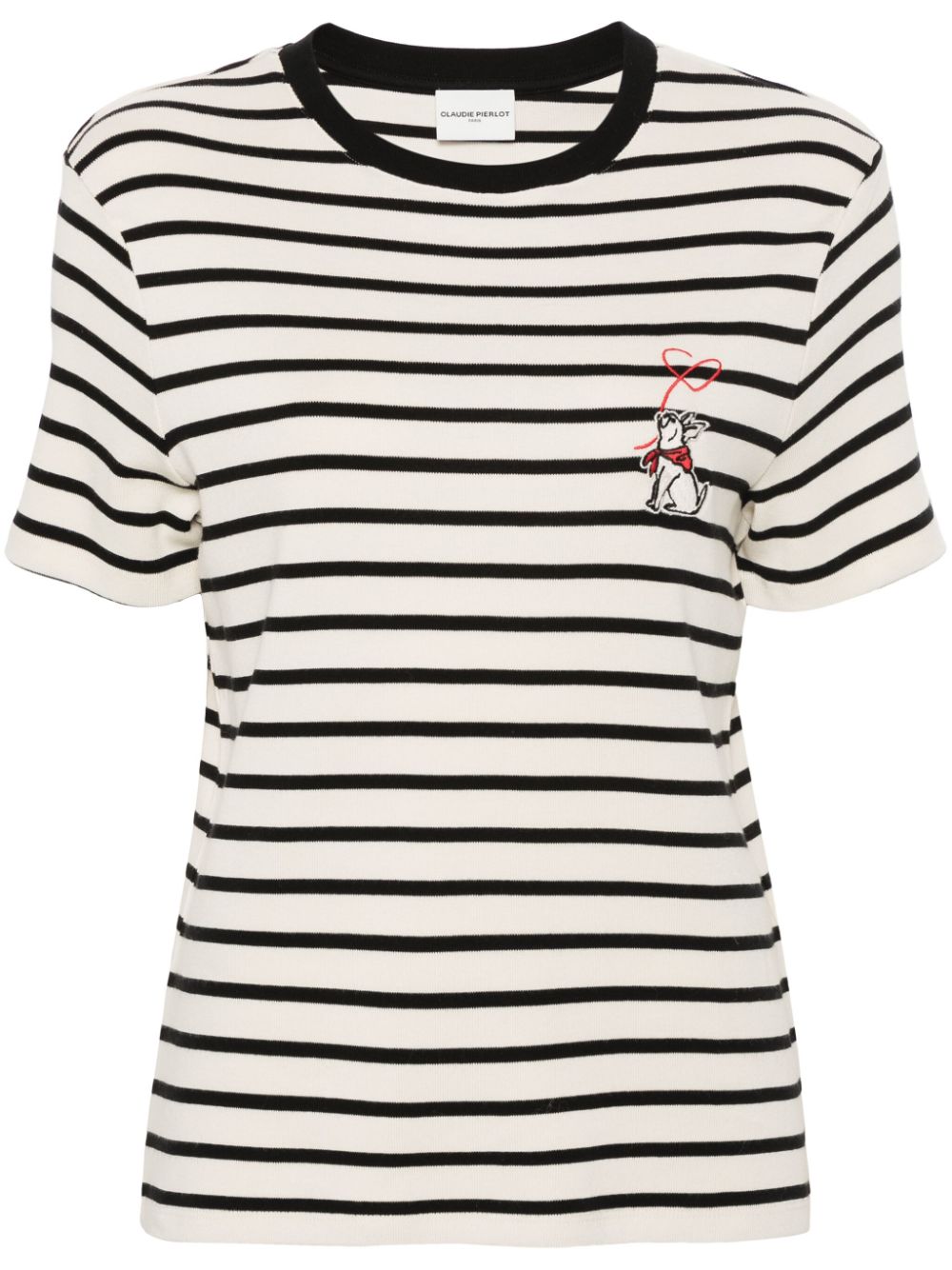 Claudie Pierlot striped sailor T-shirt - Neutrals von Claudie Pierlot