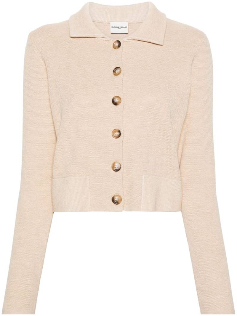 Claudie Pierlot Maniobis cropped cardigan - Neutrals von Claudie Pierlot