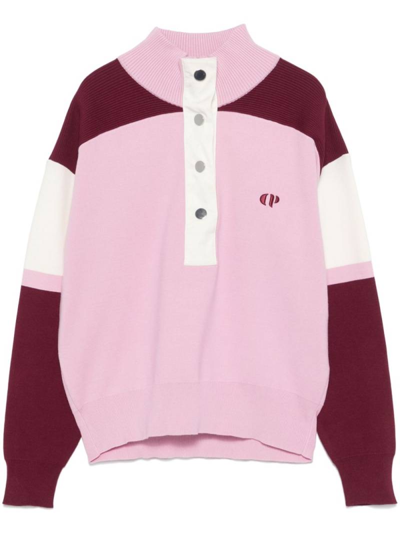 Claudie Pierlot Minimum trucker-neck sweater - Pink von Claudie Pierlot