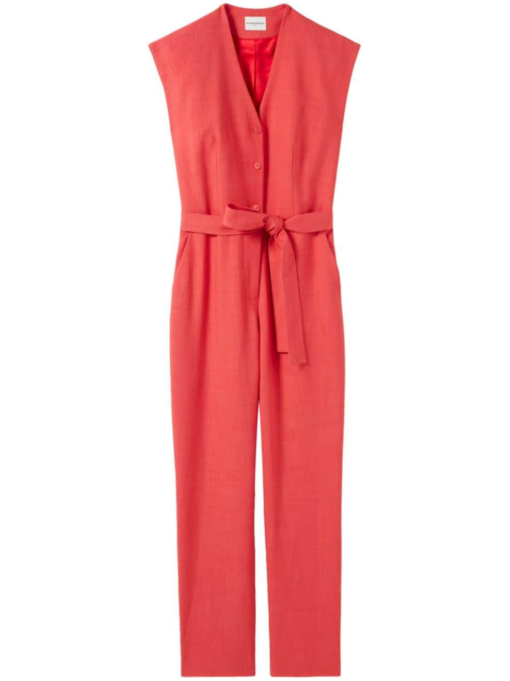 Claudie Pierlot belted jumpsuit - Orange von Claudie Pierlot