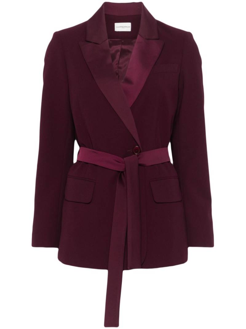 Claudie Pierlot belted tailored blazer - Purple von Claudie Pierlot