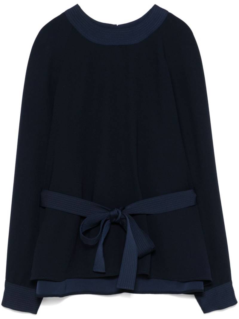 Claudie Pierlot belted blouse - Blue von Claudie Pierlot