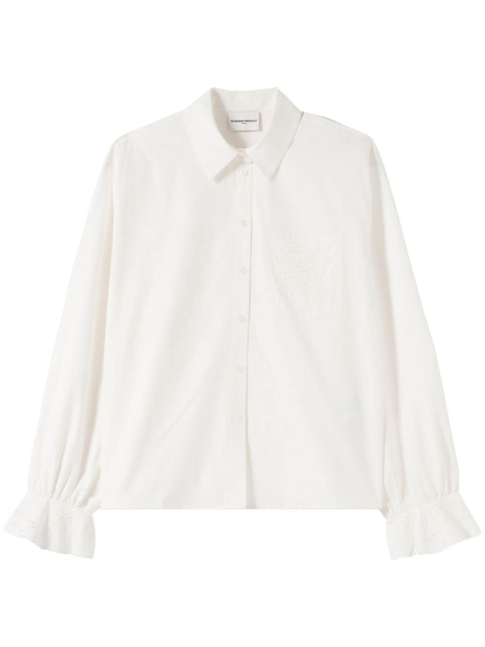 Claudie Pierlot embroidered shirt - White von Claudie Pierlot