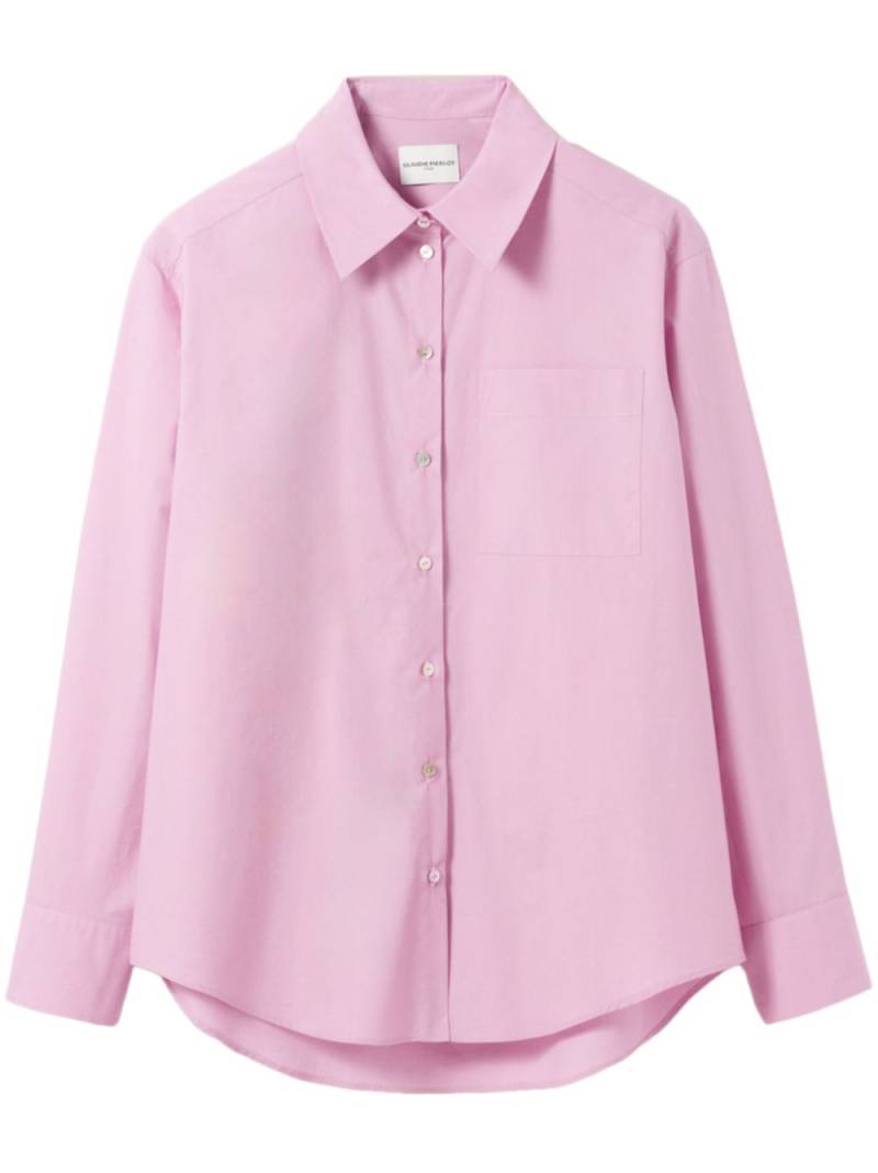 Claudie Pierlot buttoned cotton shirt - Pink von Claudie Pierlot