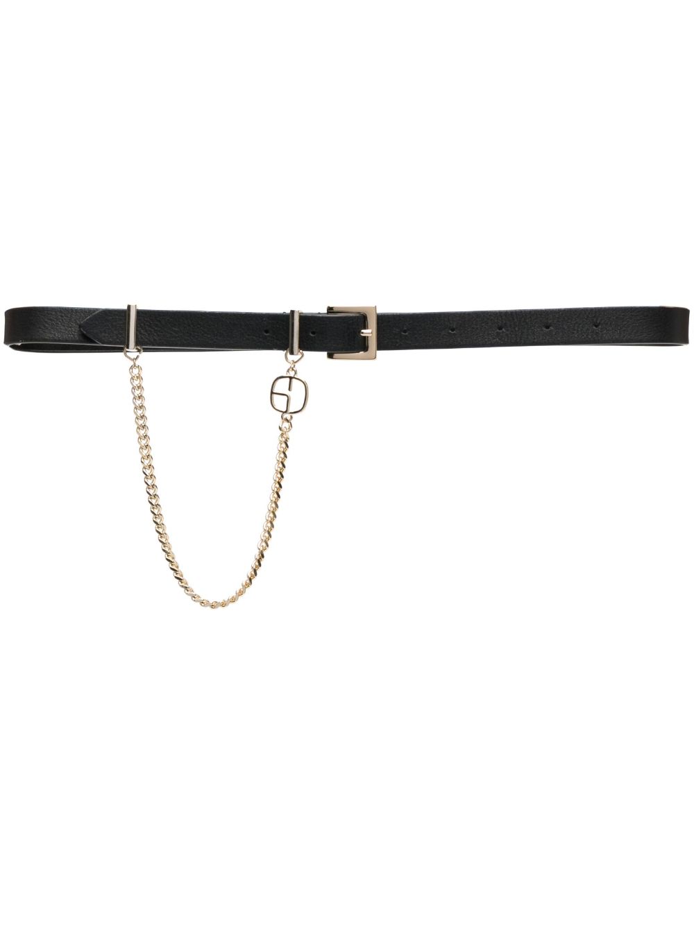 Claudie Pierlot chain-link detail belt - Black von Claudie Pierlot