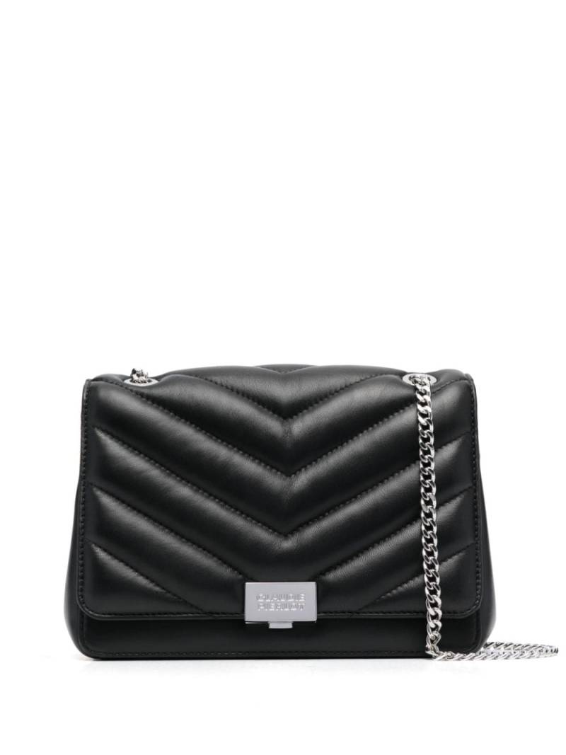 Claudie Pierlot chevron-quilted leather shoulder bag - Black von Claudie Pierlot