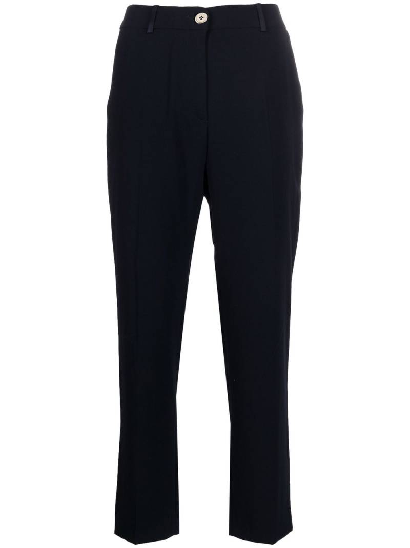 Claudie Pierlot cropped straight-leg trousers - Blue von Claudie Pierlot