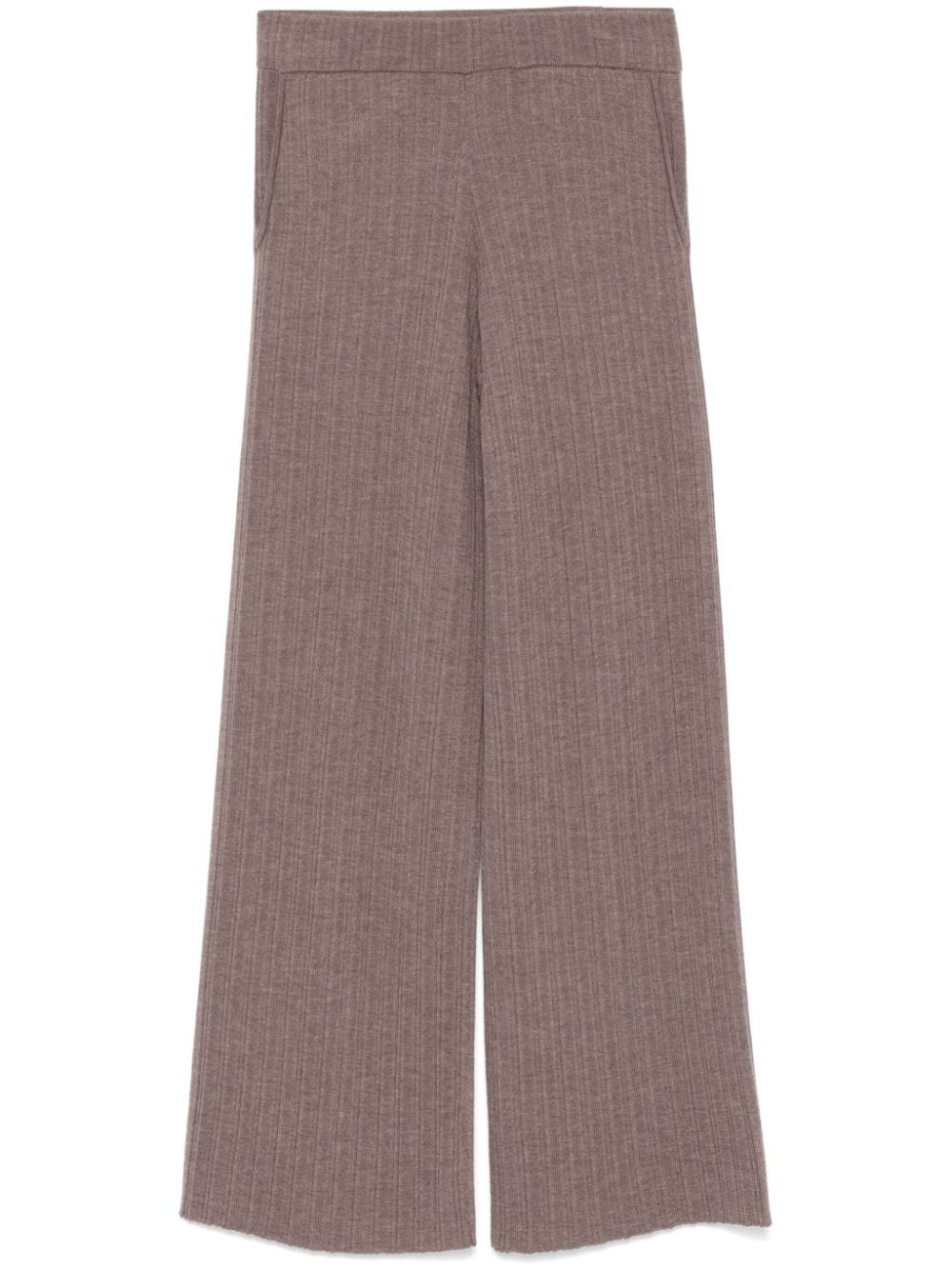 Claudie Pierlot flared knit trousers - Neutrals von Claudie Pierlot