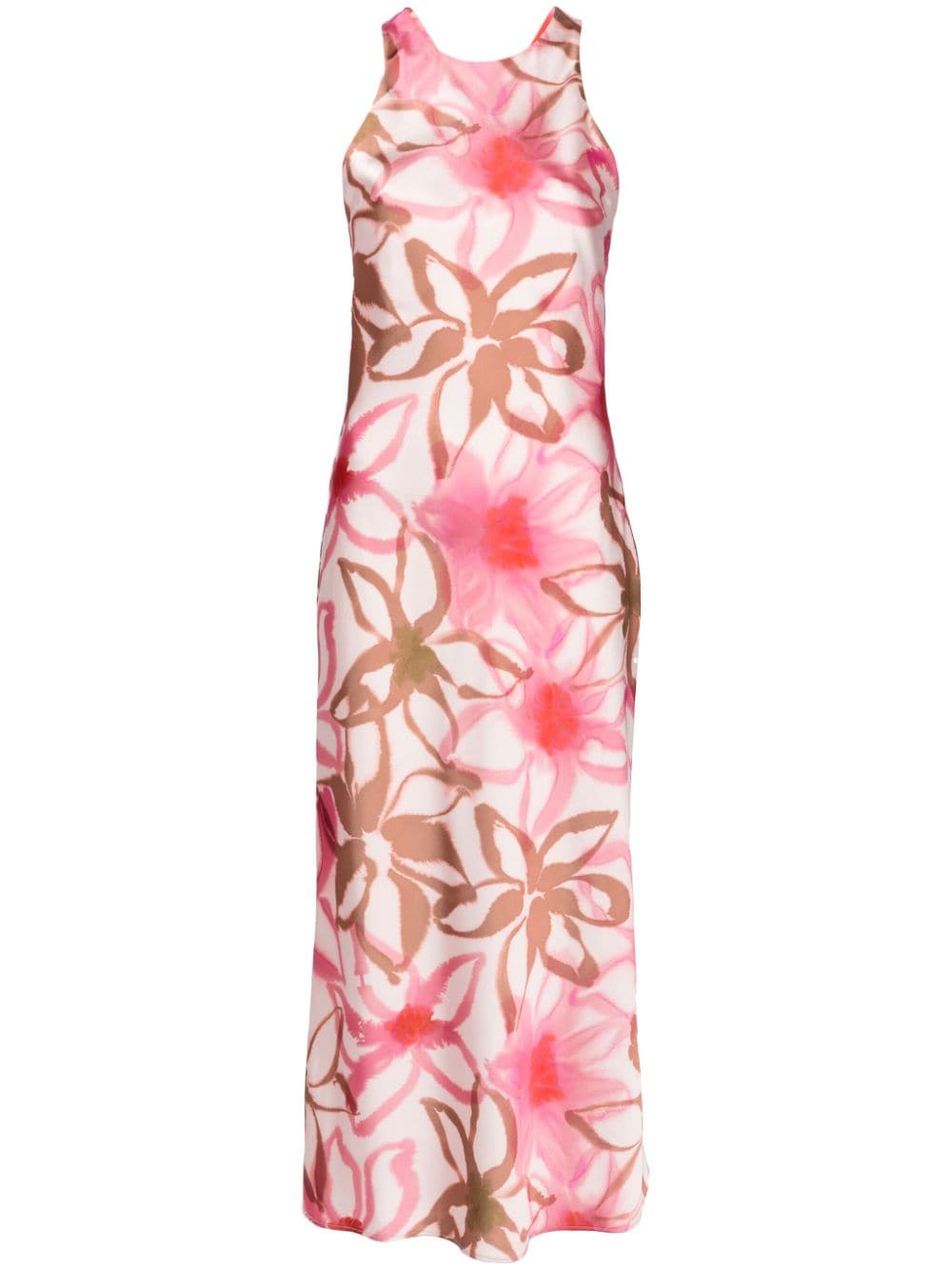 Claudie Pierlot floral-print open-back maxi dress - Pink von Claudie Pierlot