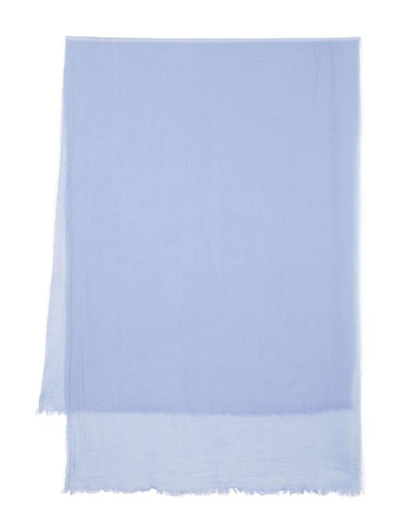 Claudie Pierlot frayed cheesecloth scarf - Blue von Claudie Pierlot