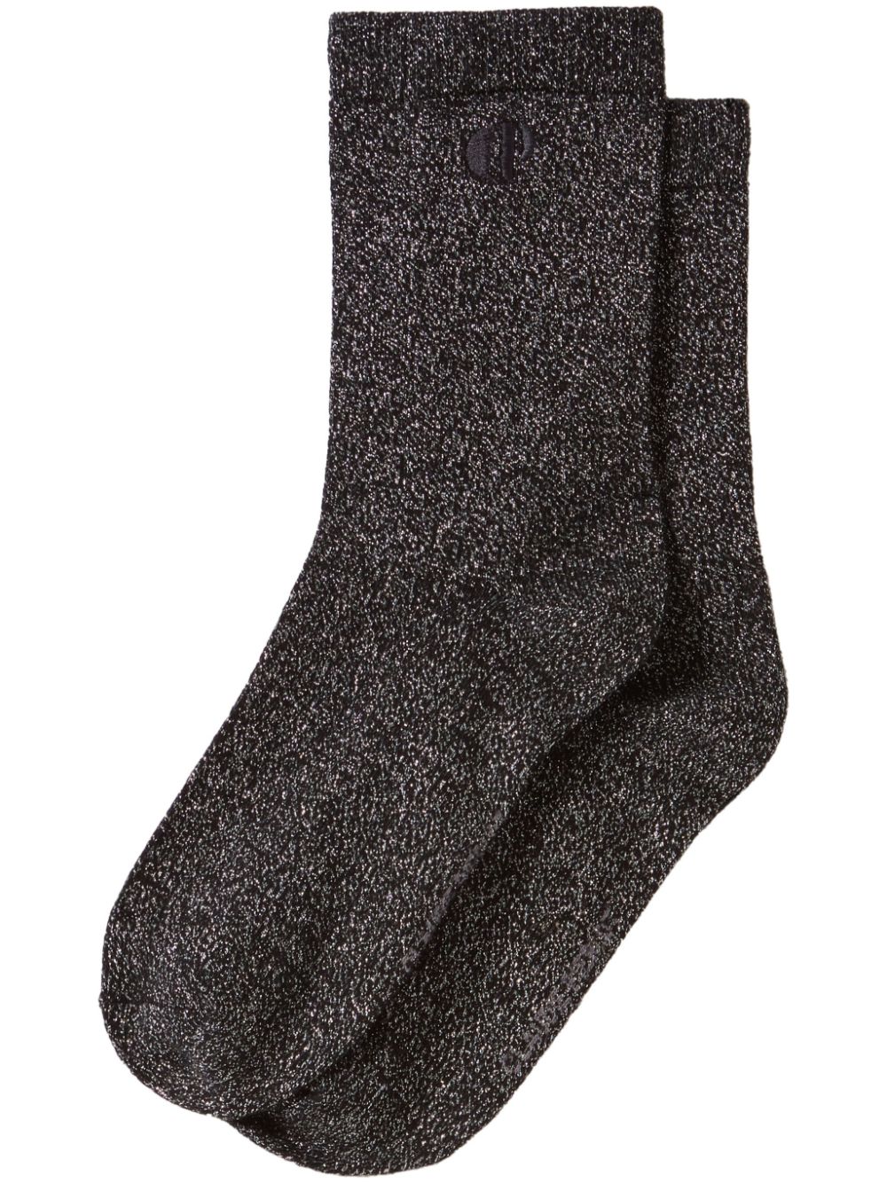 Claudie Pierlot glitter-detail socks - Black von Claudie Pierlot