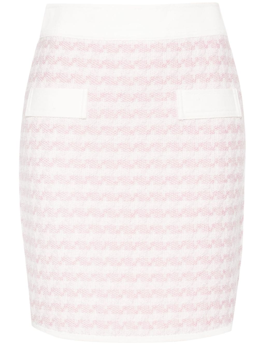 Claudie Pierlot high-waisted bouclé skirt - Pink von Claudie Pierlot