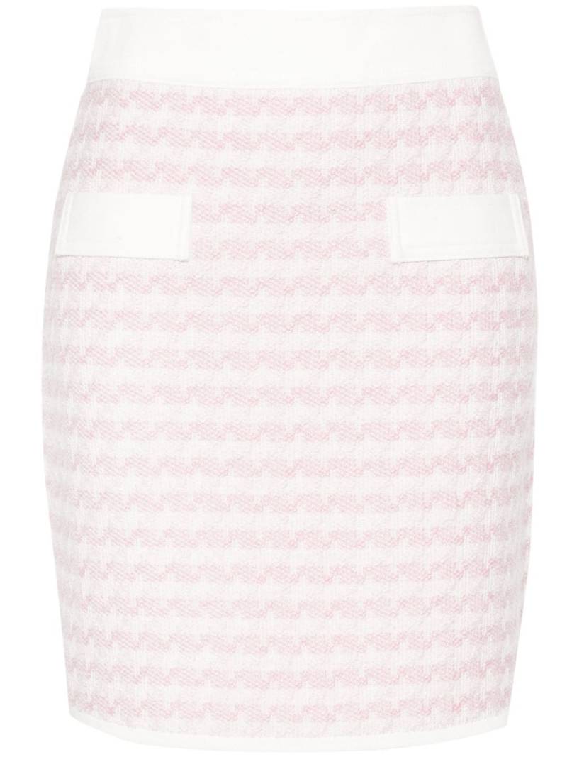 Claudie Pierlot high-waisted bouclé skirt - Pink von Claudie Pierlot