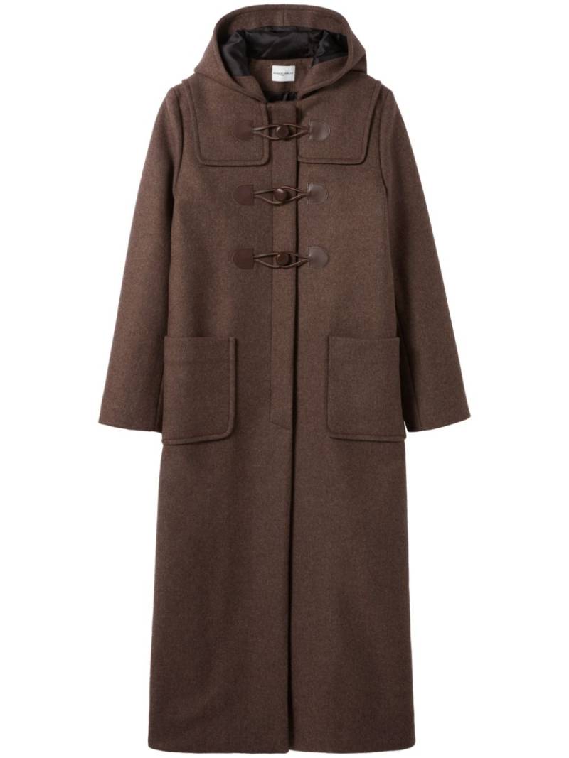 Claudie Pierlot hooded coat - Brown von Claudie Pierlot