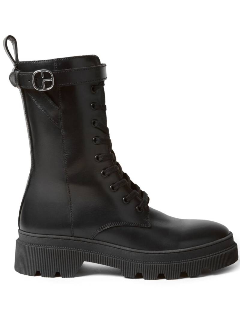 Claudie Pierlot leather combat boots - Black von Claudie Pierlot