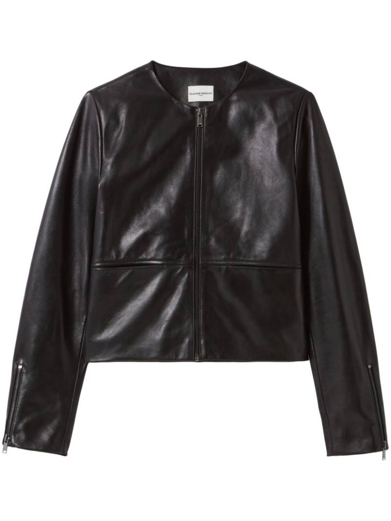 Claudie Pierlot leather jacket - Black von Claudie Pierlot