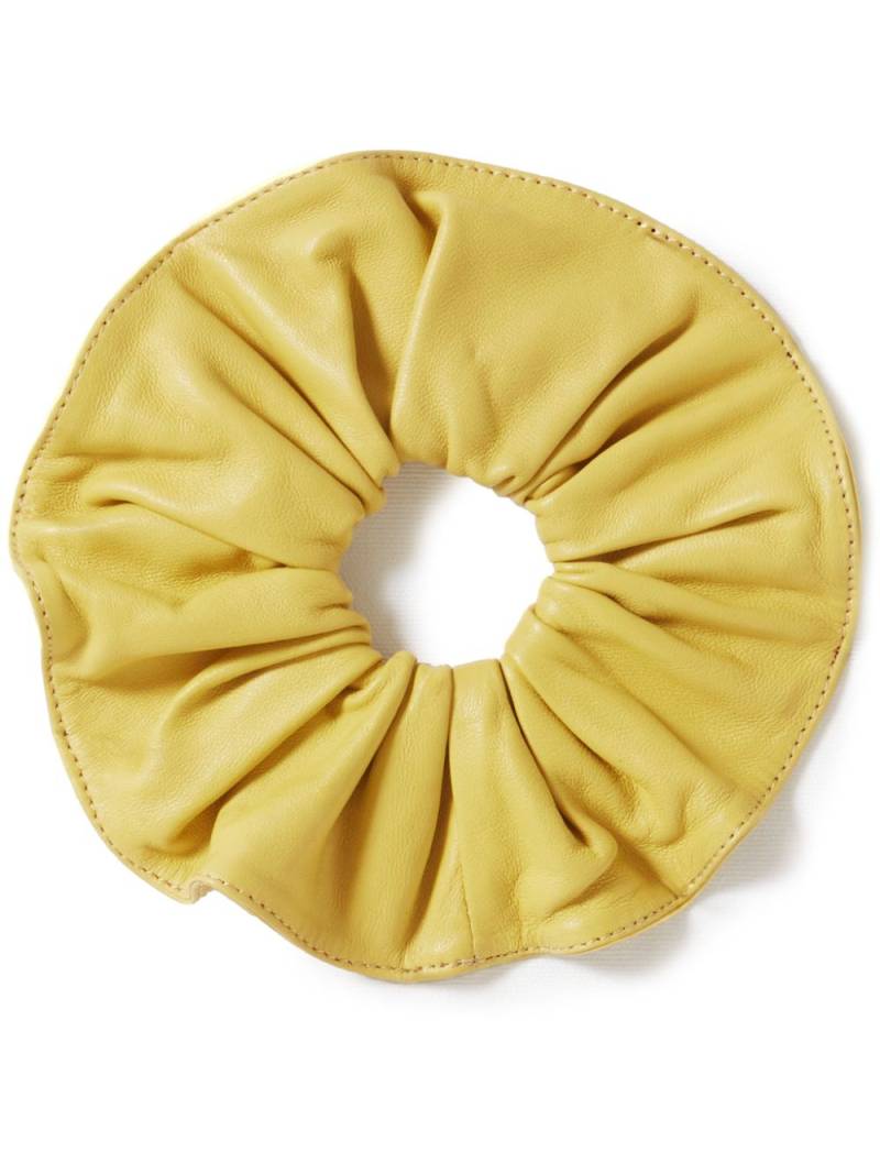 Claudie Pierlot leather scrunchie - Yellow von Claudie Pierlot