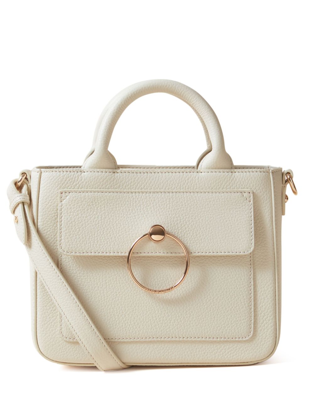 Claudie Pierlot Anouck leather tote bag - Neutrals von Claudie Pierlot