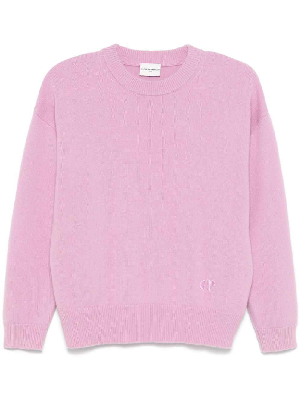 Claudie Pierlot logo-embroidered cashmere jumper - Pink von Claudie Pierlot