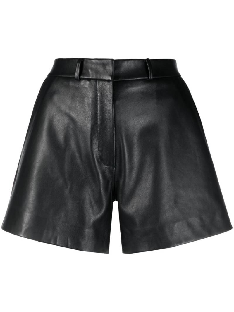 Claudie Pierlot leather shorts - Black von Claudie Pierlot