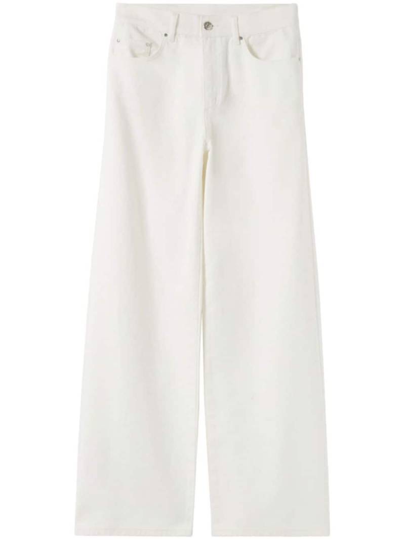 Claudie Pierlot mid-rise wide-leg jeans - White von Claudie Pierlot