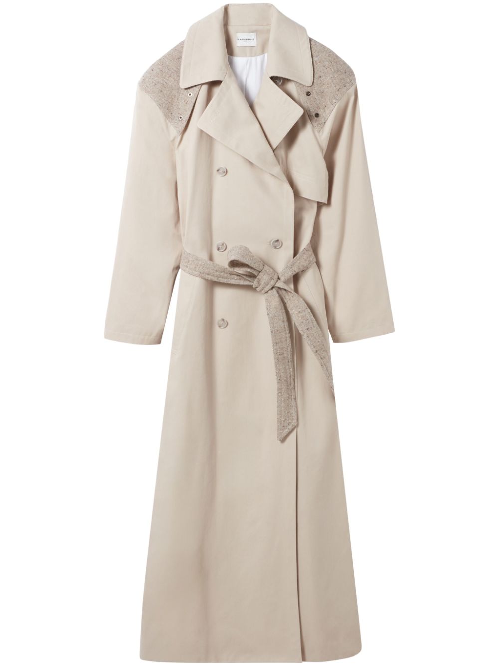 Claudie Pierlot panelled trench coat - Neutrals von Claudie Pierlot