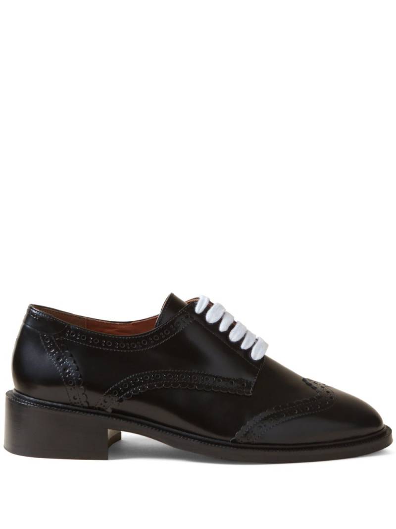 Claudie Pierlot patent leather Derby shoes - Black von Claudie Pierlot