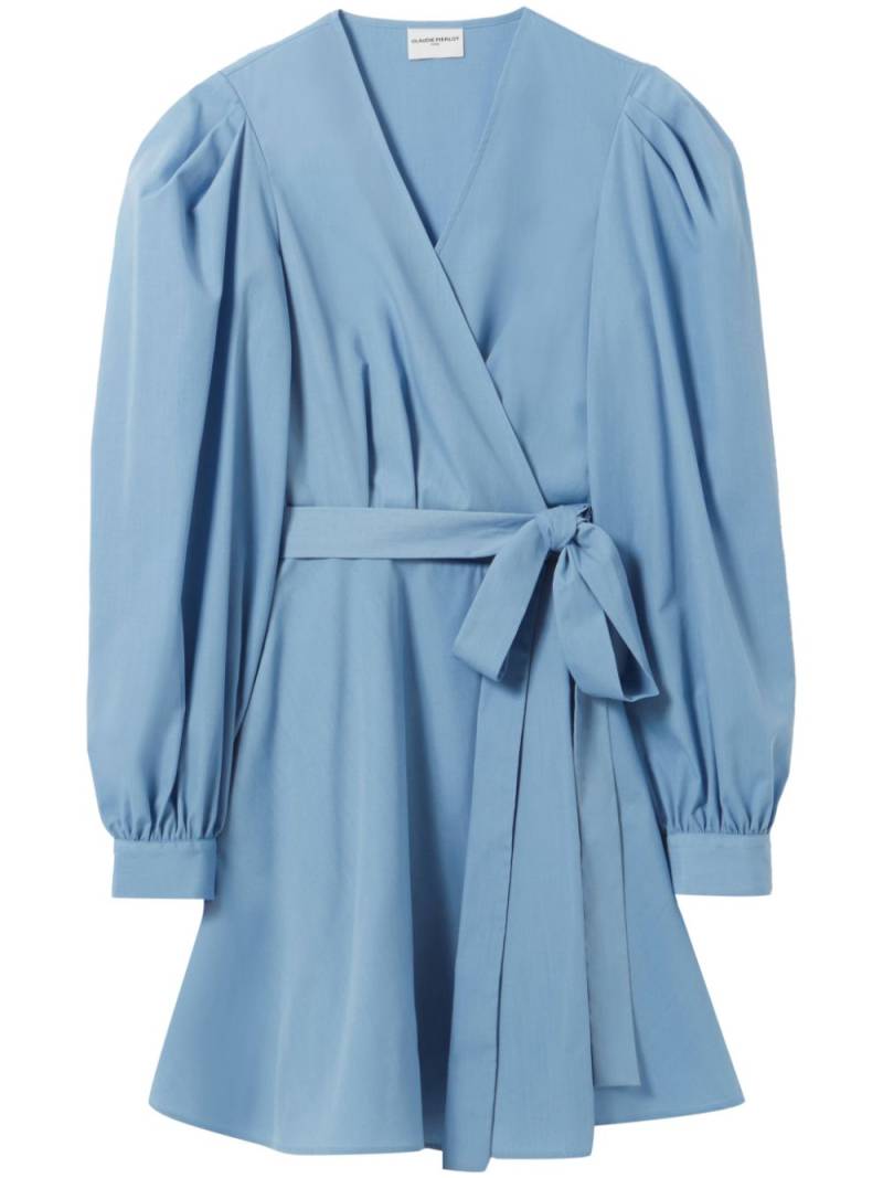 Claudie Pierlot puff-sleeve mini dress - Blue von Claudie Pierlot