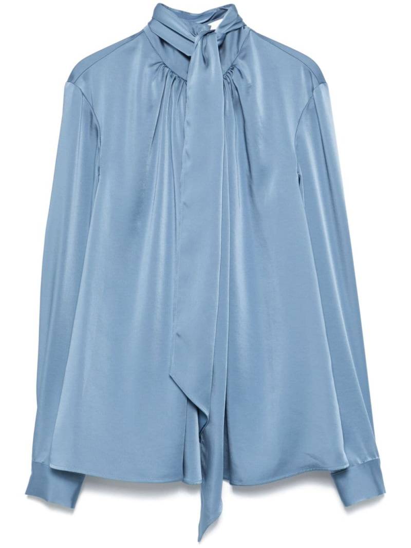 Claudie Pierlot pussy-bow collar blouse - Blue von Claudie Pierlot