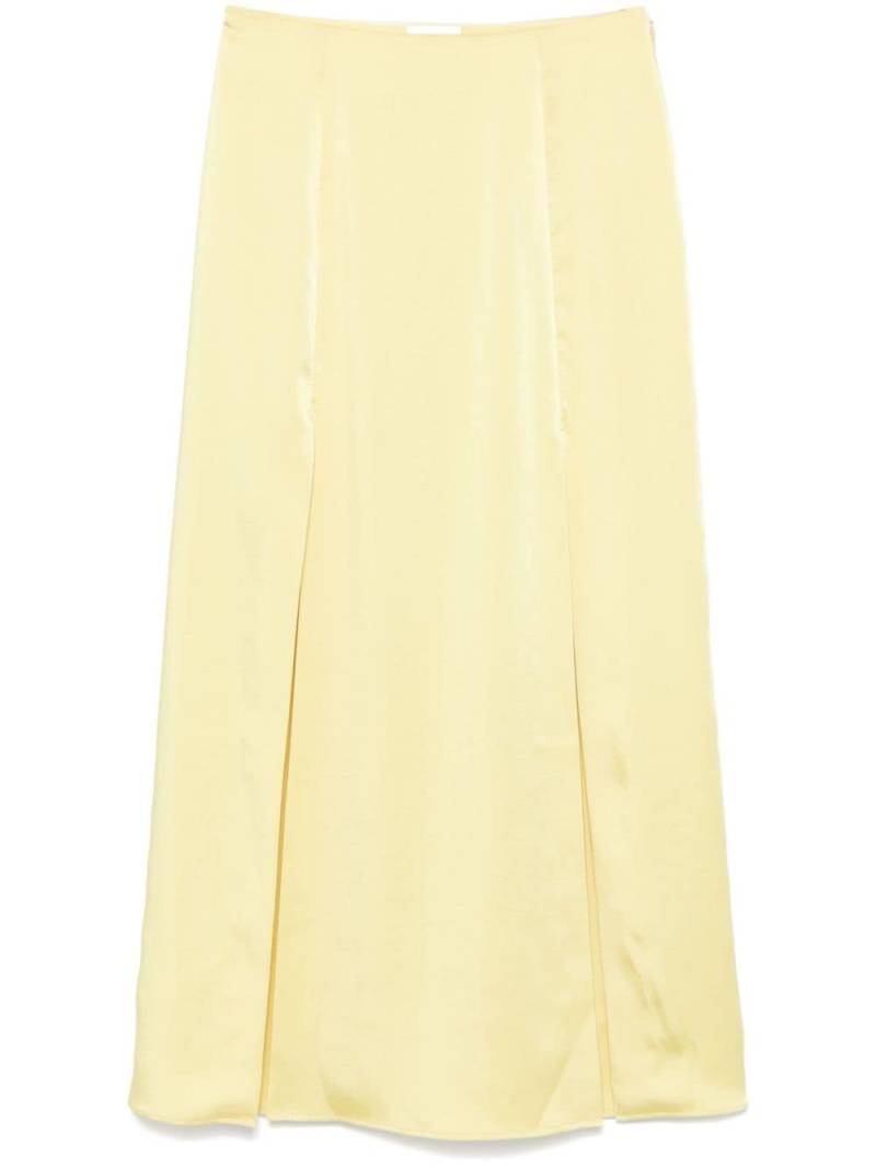 Claudie Pierlot satin maxi skirt - Yellow von Claudie Pierlot