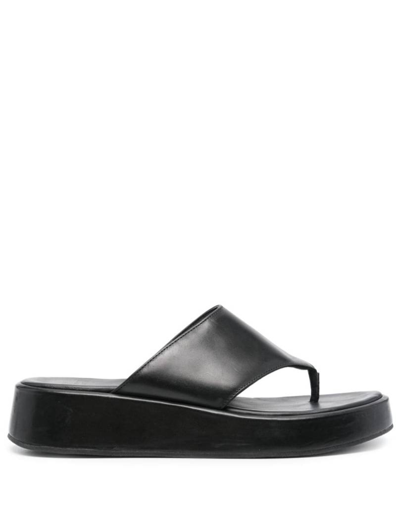 Claudie Pierlot slip-on leather sandals - Black von Claudie Pierlot