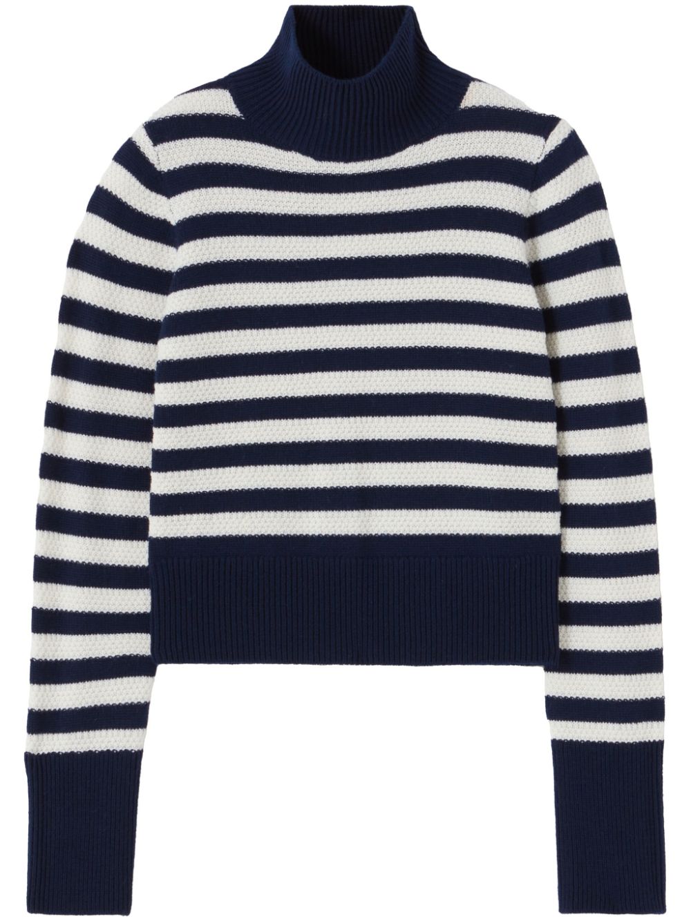 Claudie Pierlot striped wool jumper - White von Claudie Pierlot