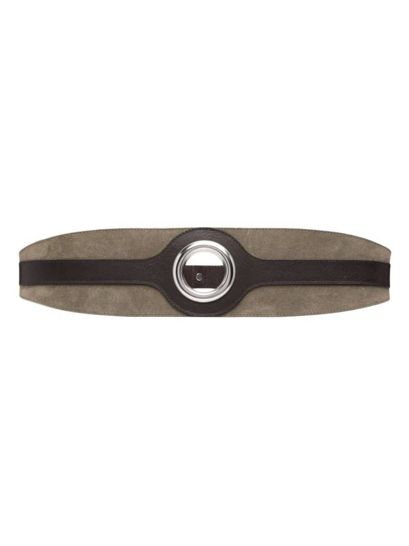 Claudie Pierlot two-tone suede belt - Green von Claudie Pierlot