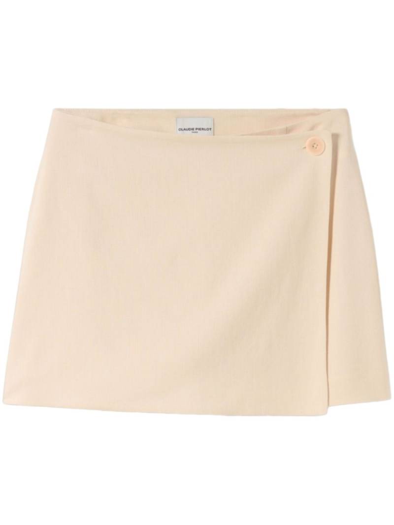 Claudie Pierlot wrap-design skort - Neutrals von Claudie Pierlot