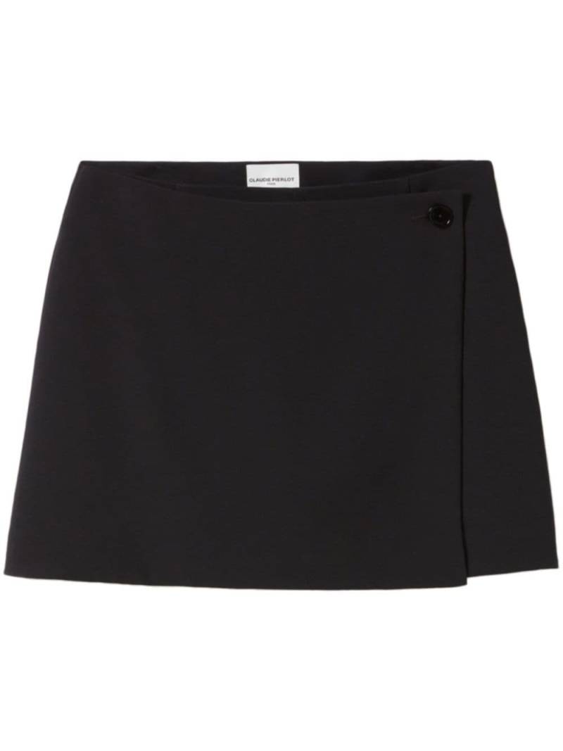 Claudie Pierlot wrap skort - Black von Claudie Pierlot