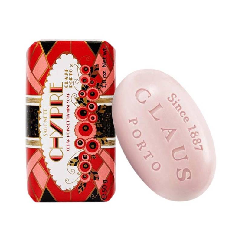 Claus Porto  Claus Porto Chypre Cedar Poinsettia Mini Soap koerperseife 50.0 g von Claus Porto