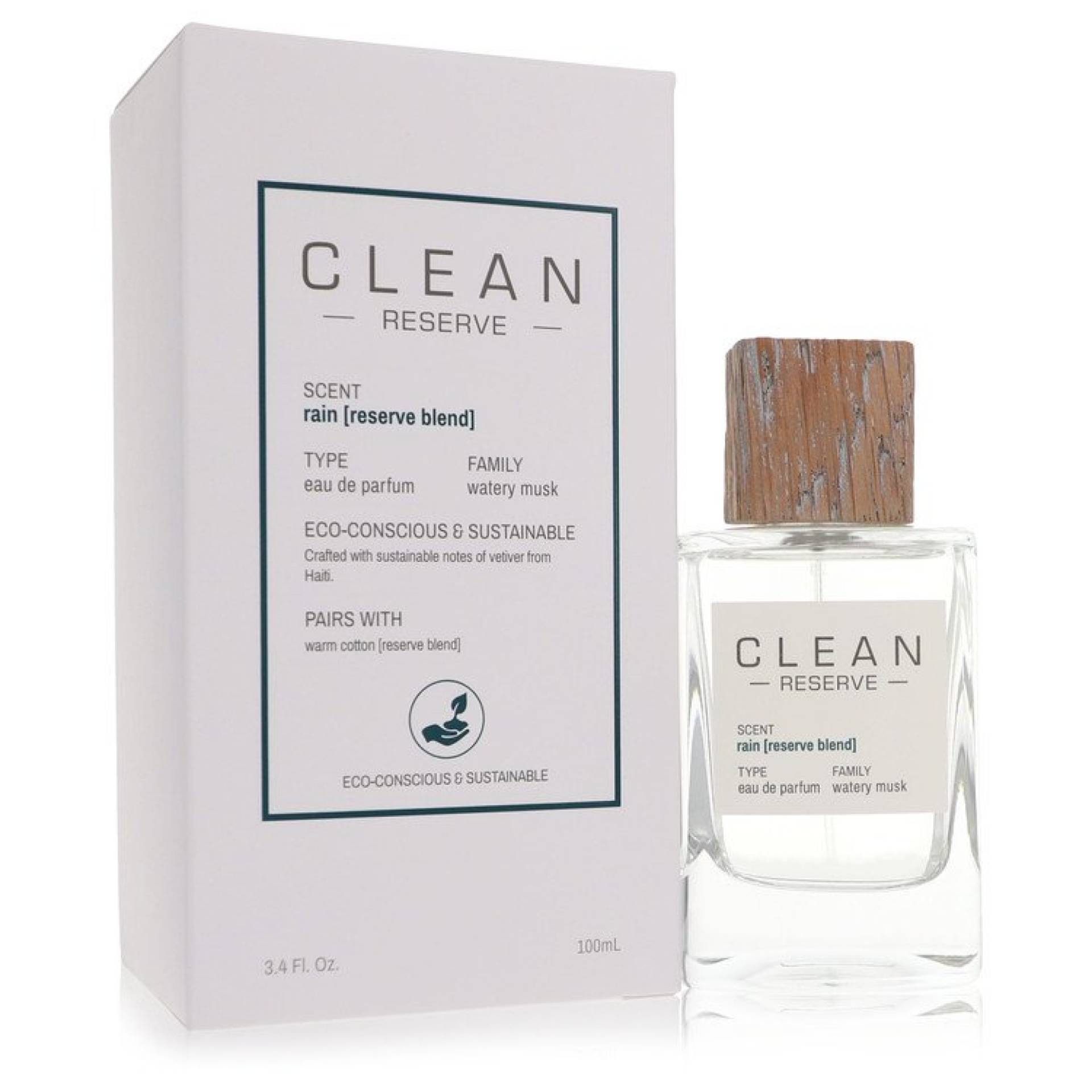 Clean Rain Reserve Blend Eau De Parfum Spray 100 ml von Clean